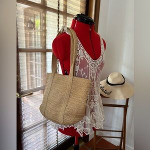 Lacey shirt with bag included. Beach vibes.